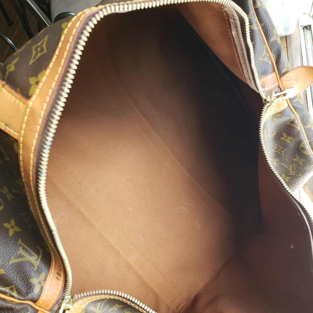 💖100% Authentic Vintage LOUIS VUITTON Monogram Sac Souple 55 *FREE Tag/Lock/Key - Picture 13 of 16